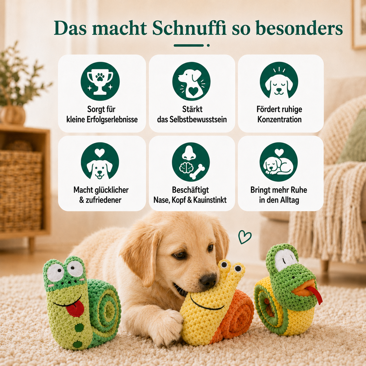 Schnuffi – Sinnvolle Beschäftigung für einen glücklicheren Hund