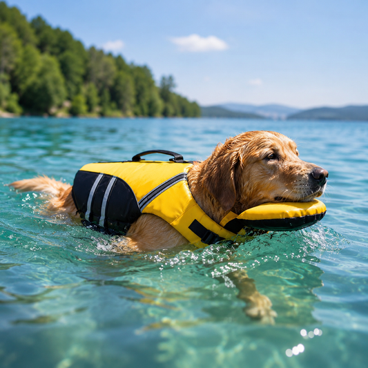 Sicherheits-Schwimmweste für Hunde