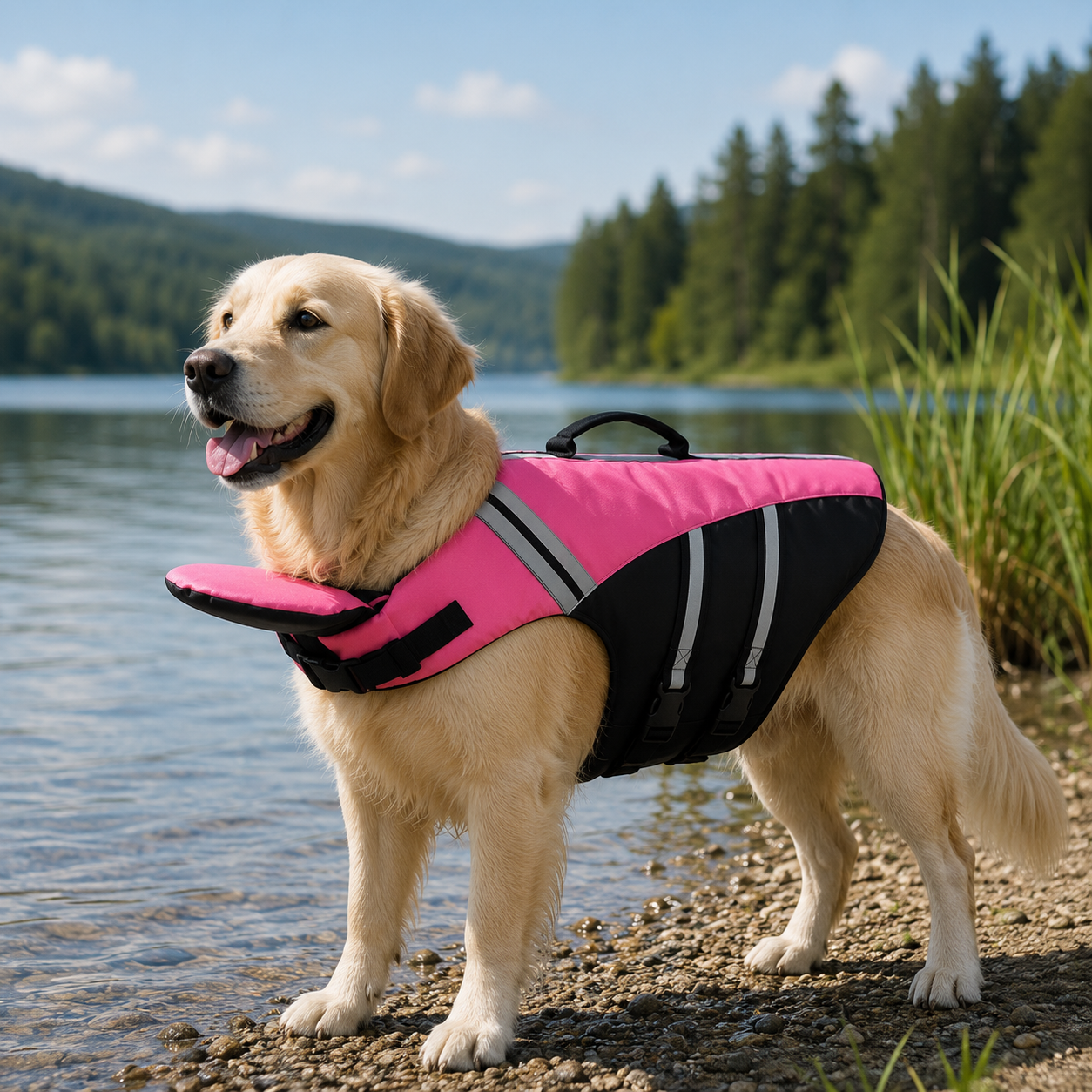 Sicherheits-Schwimmweste für Hunde